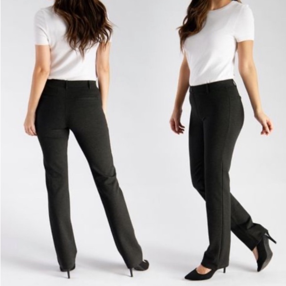 Betabrand Petite Classic Straight Leg Yoga Dress Pants Small Petite Office Work